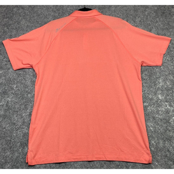 Peter Millar Crown Sport Men Polo Shirt Golf The Country Club Brookline Orange L - Picture 4 of 10